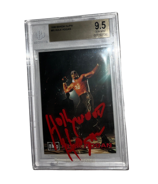Hollywood Hogan Trading Card 9.5 Graded