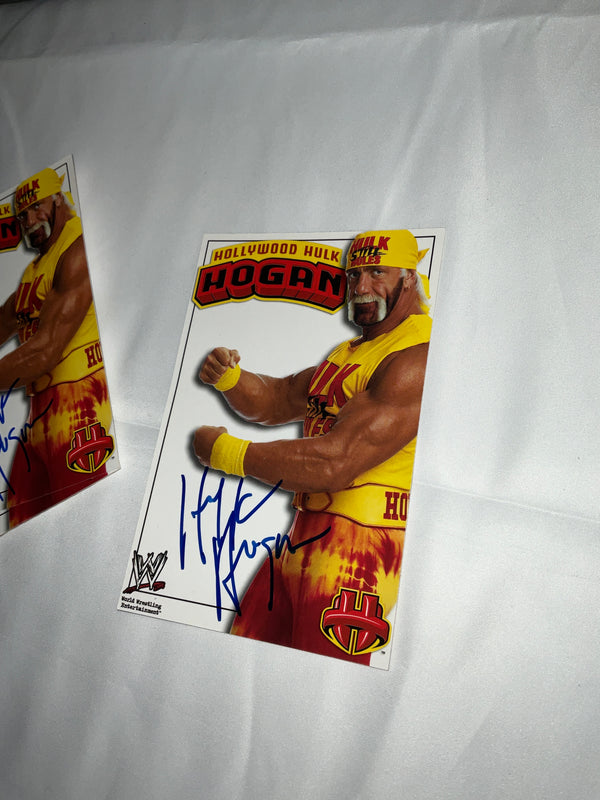Hulk Hogan Original Signed Post Card