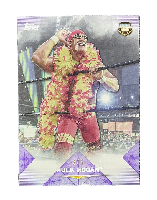 Topps WWE Legends Hulk Hogan #84 3/5 Trading Card