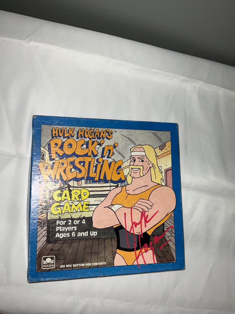 Rock n Wrestling Card Game Signed