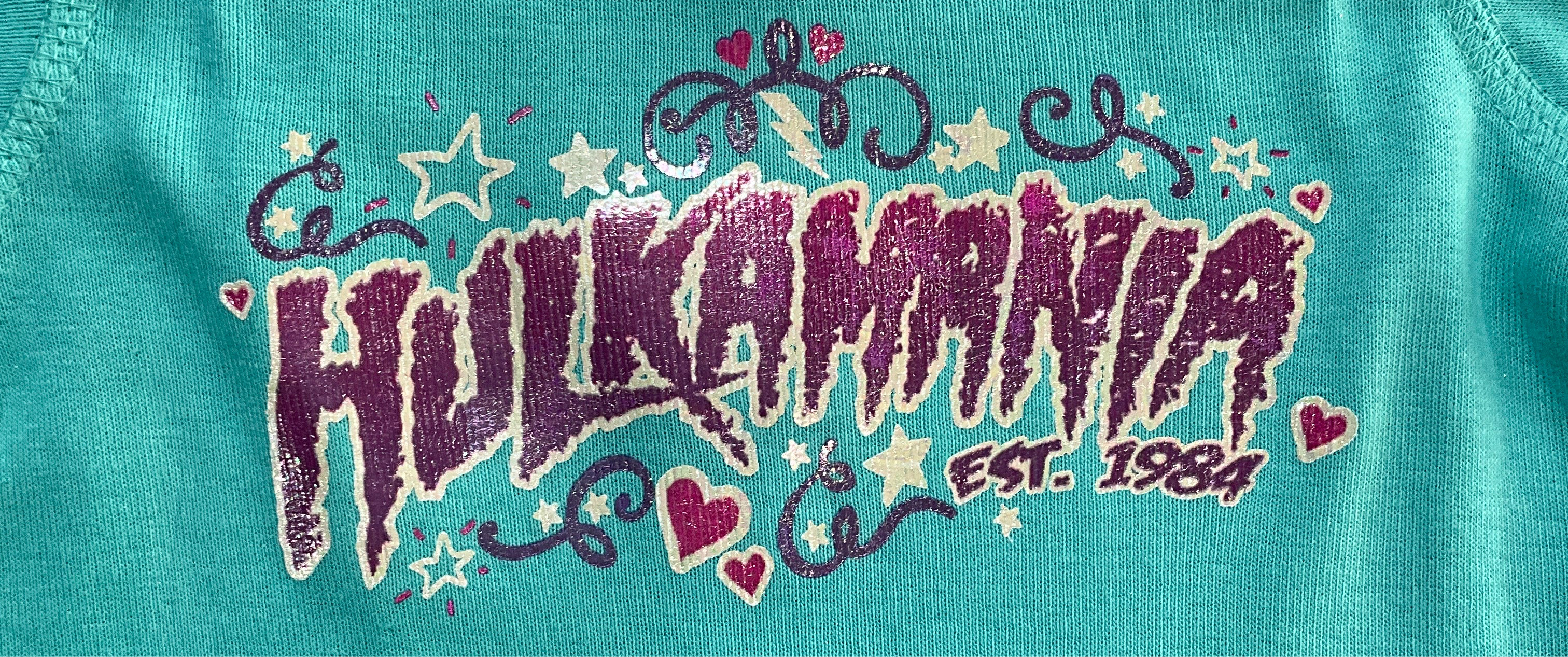 Blue Glitter Hulkamania Onesie