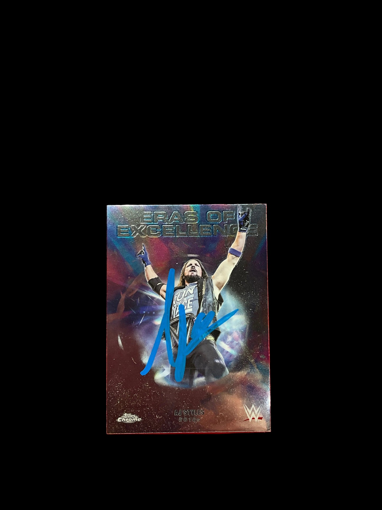 Eras of Excellence AJ Styles Signed Trading Card