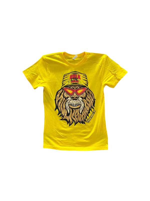 Yellow Hulk Still Rules Hulksquatch Adult T-Shirt