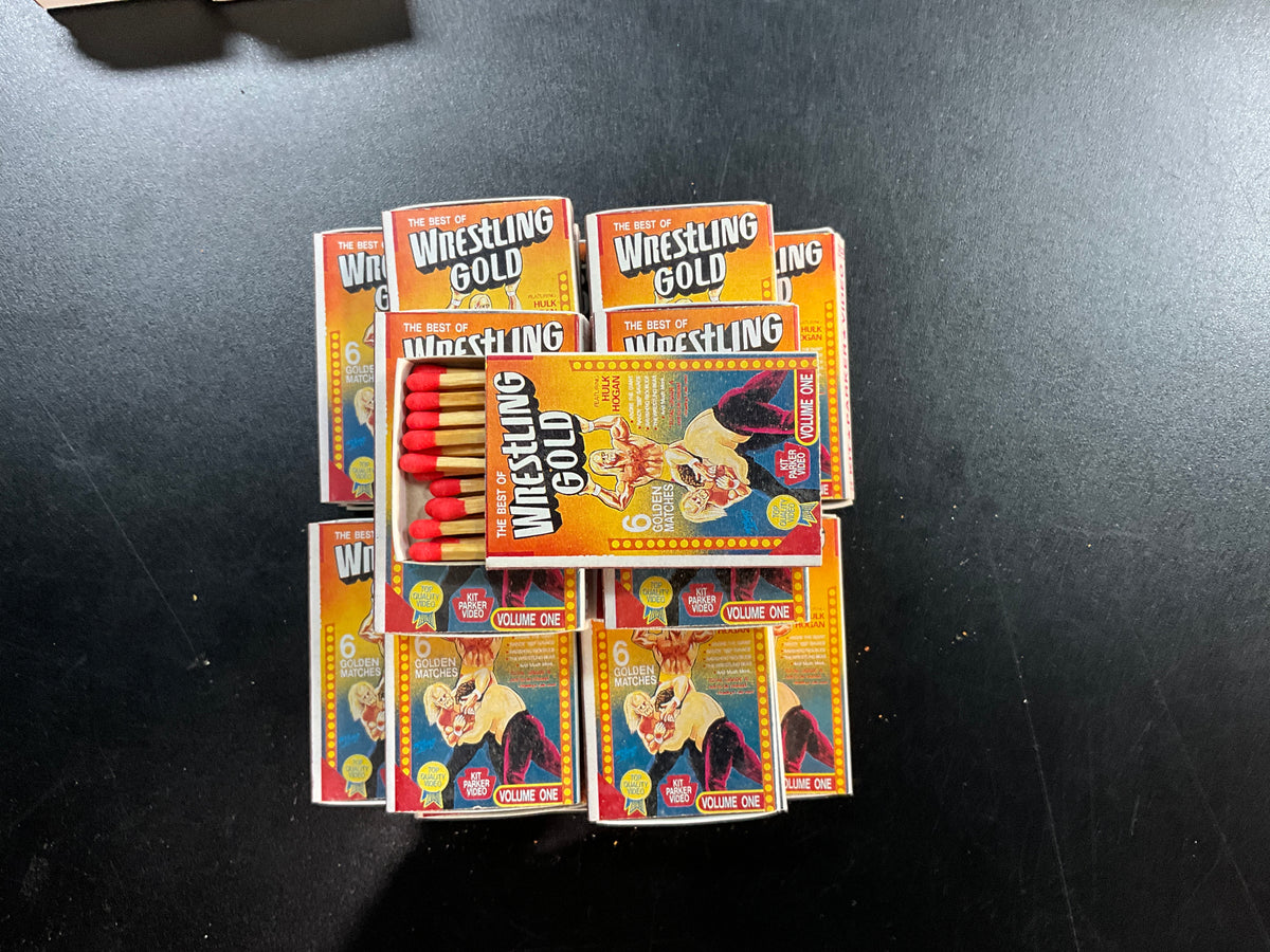 Hulk Hogan Wrestling Gold Matches Vintage Rare