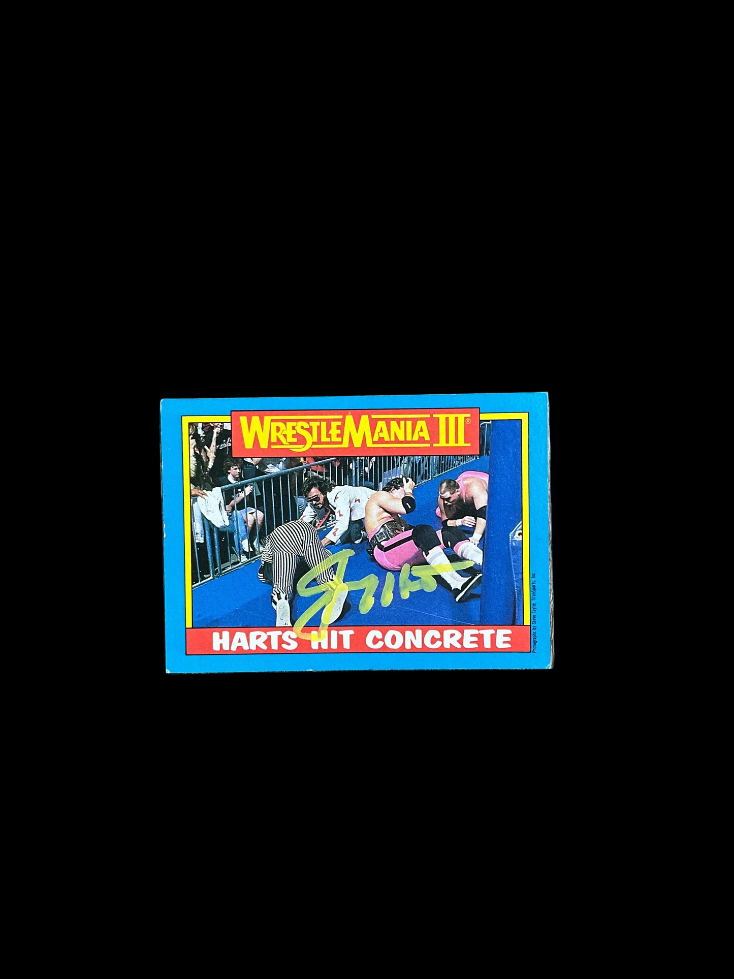 Jimmy Hart Signed Trading Card WMIII 57