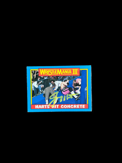 Jimmy Hart Signed Trading Card WMIII 57