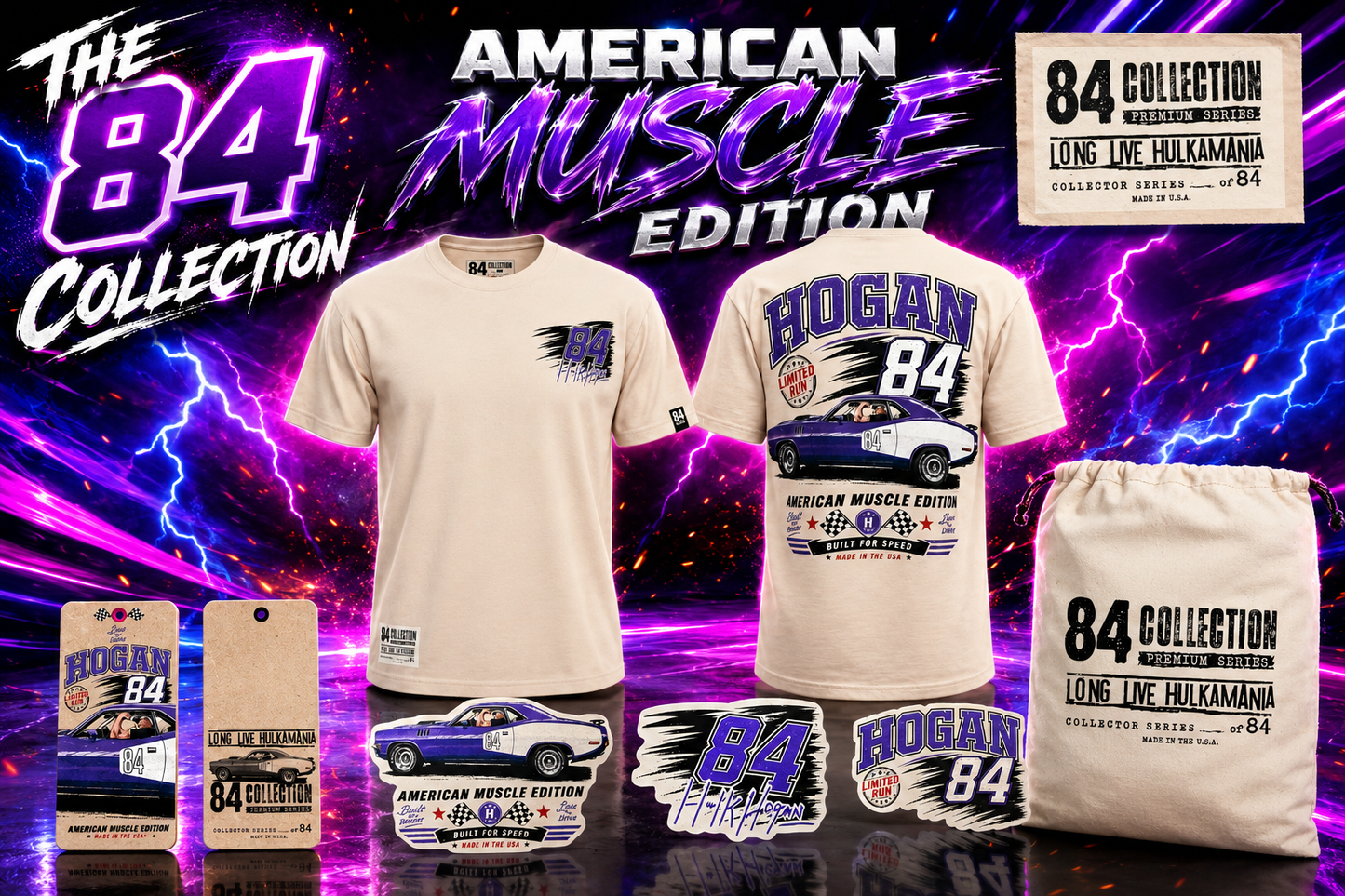 84 Collection  - American Muscle Edition T-Shirt