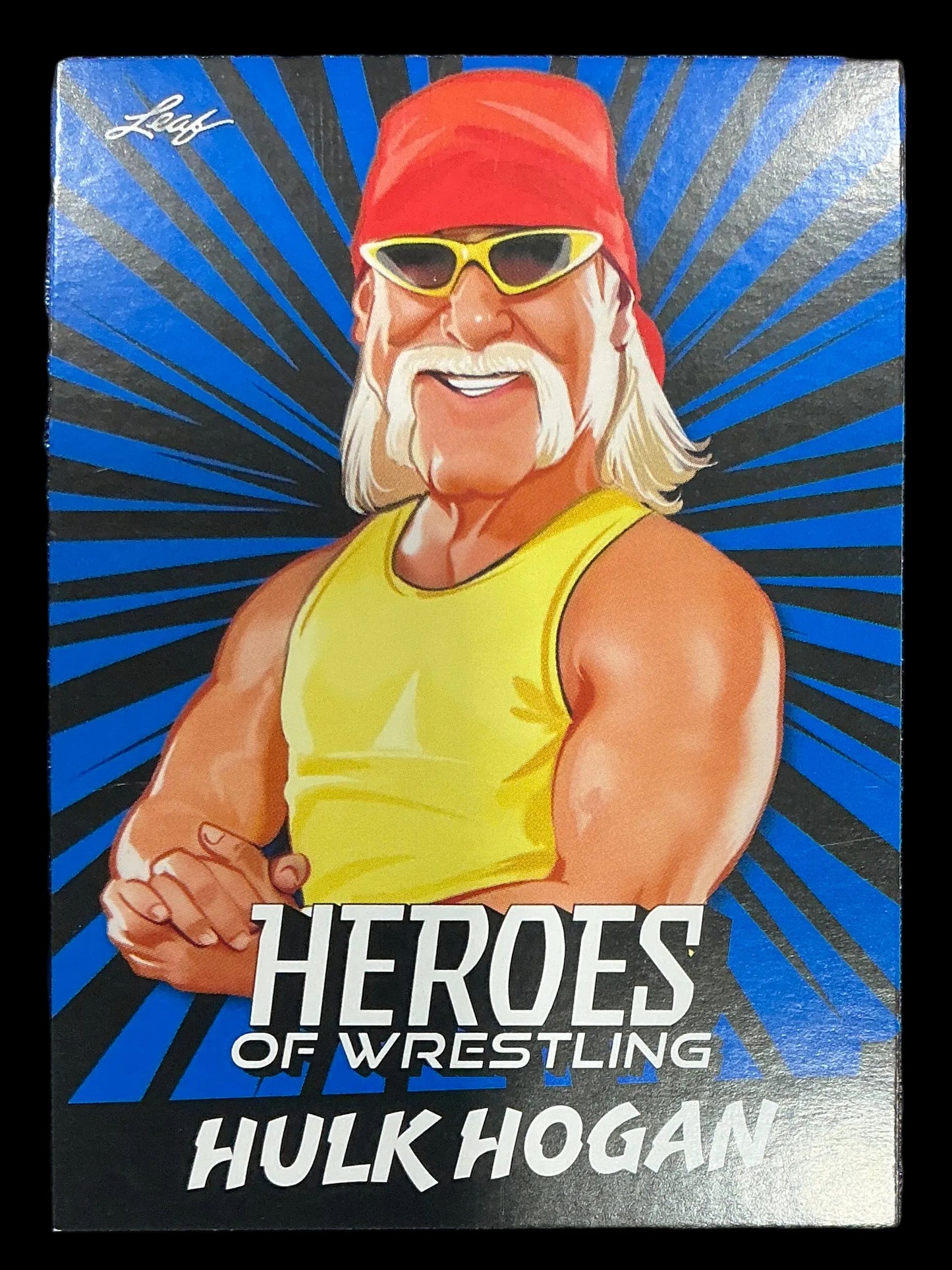Leaf Heroes of Wrestling Hulk Hogan B-4 Trading Card