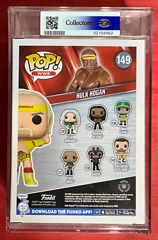 Graded 10 Hulkamania Funko Pop #149 Unsigned