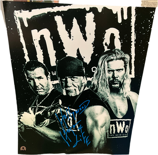 Hollywood Hogan Signed NWO 16x20 Poster
