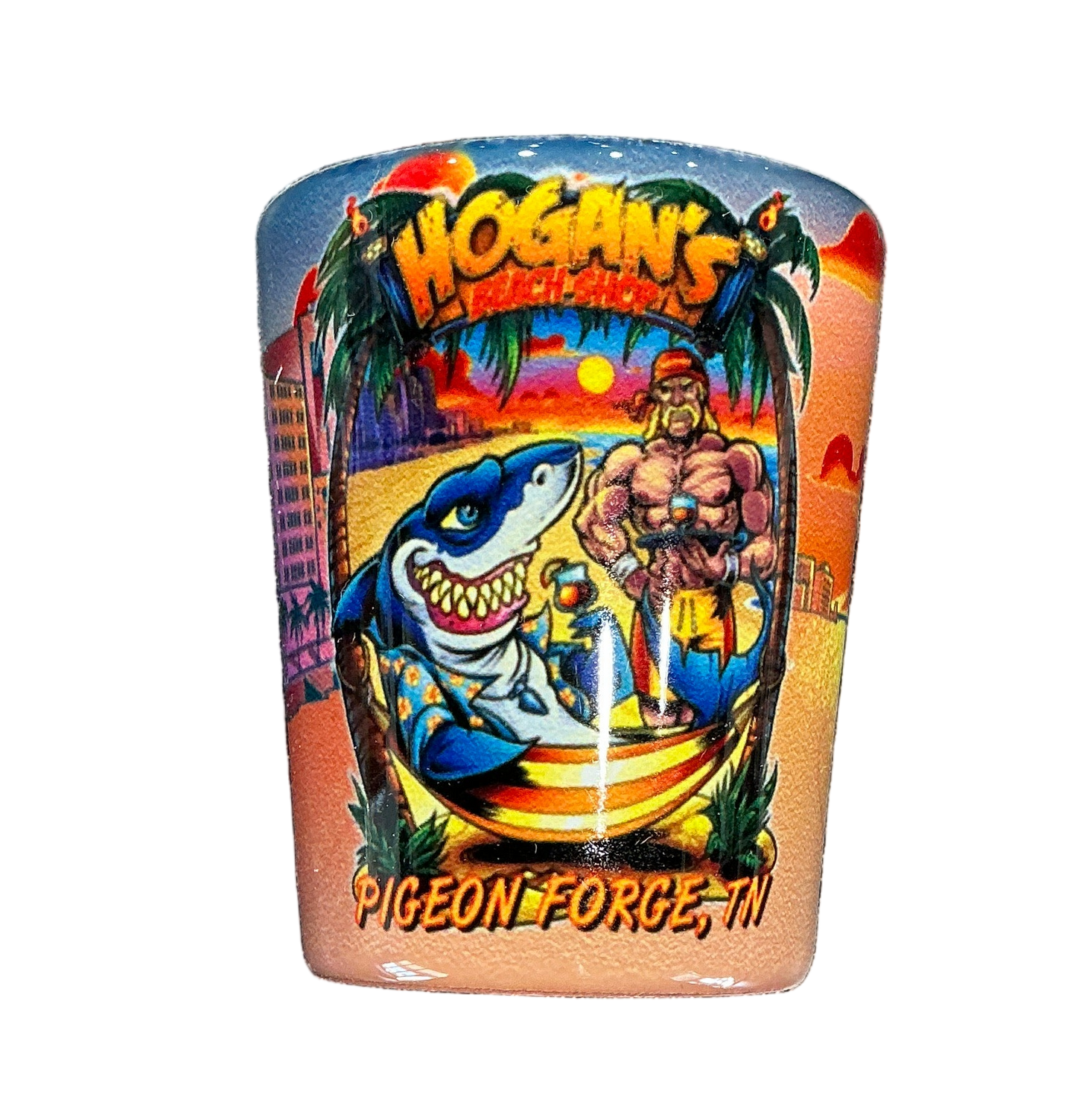 Shark Hammock Shot Glass