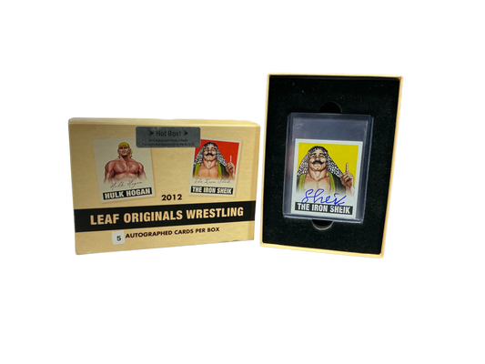 Consignment CM - Leaf Originals Wrestling 2012 5 Autographed Cards