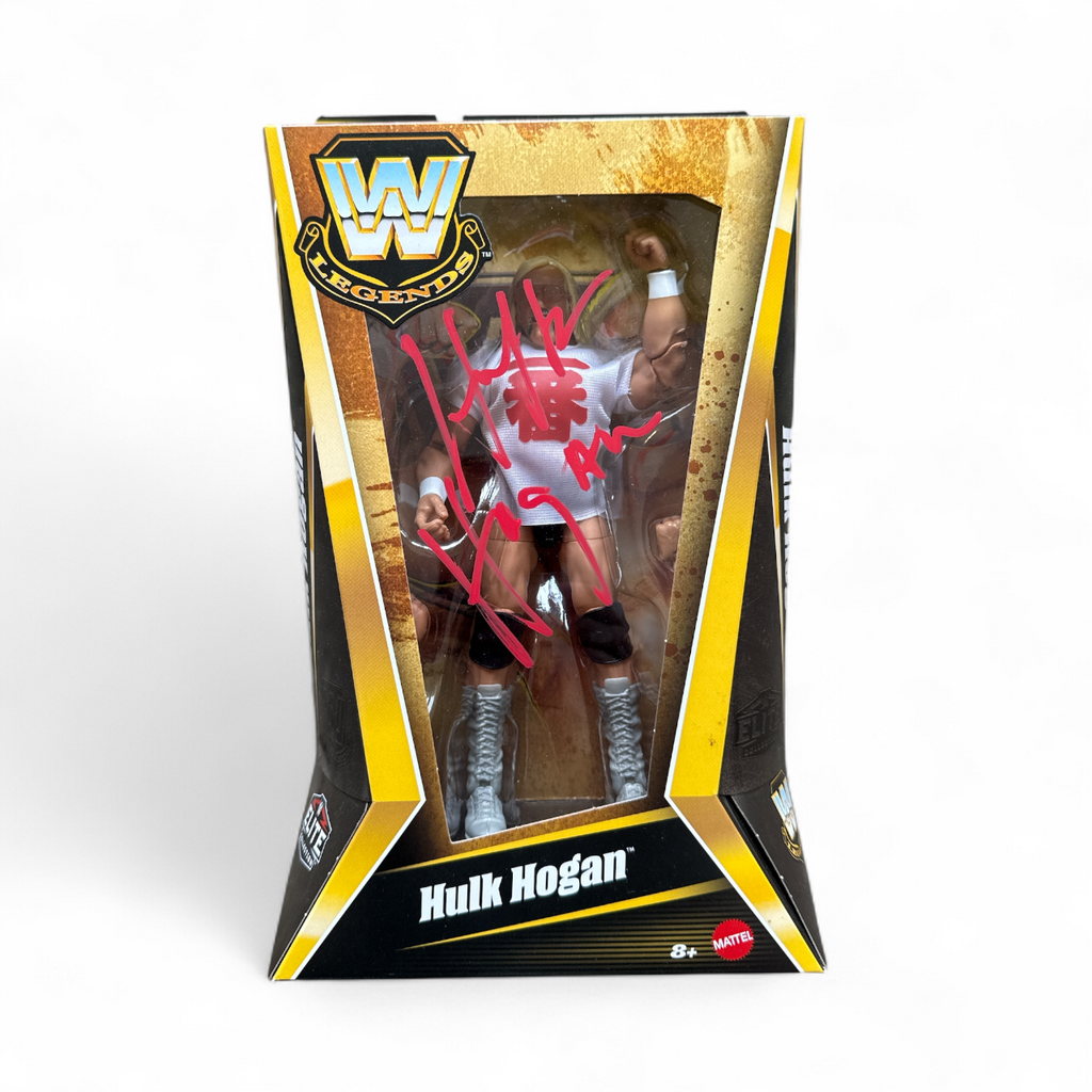 Signed WWE Elite Collection Series 22 Hulk Hogan Ichiban Action Figure