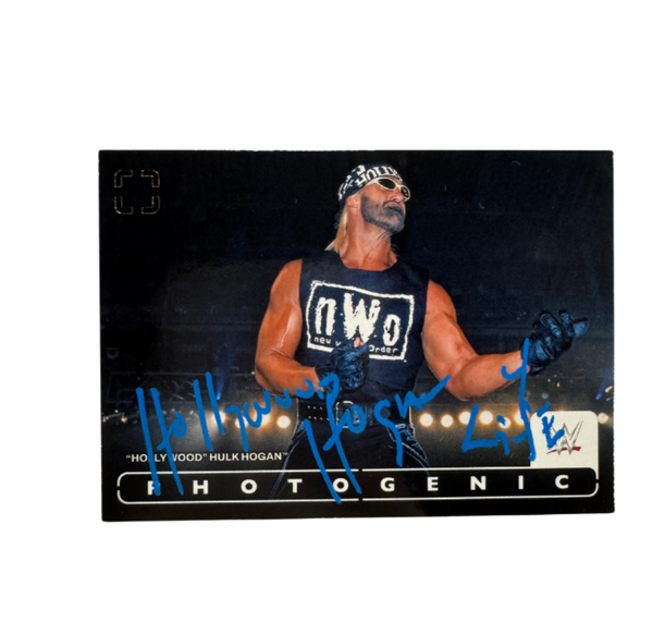 NWO Hollywood Photogenic Trading Card Signed