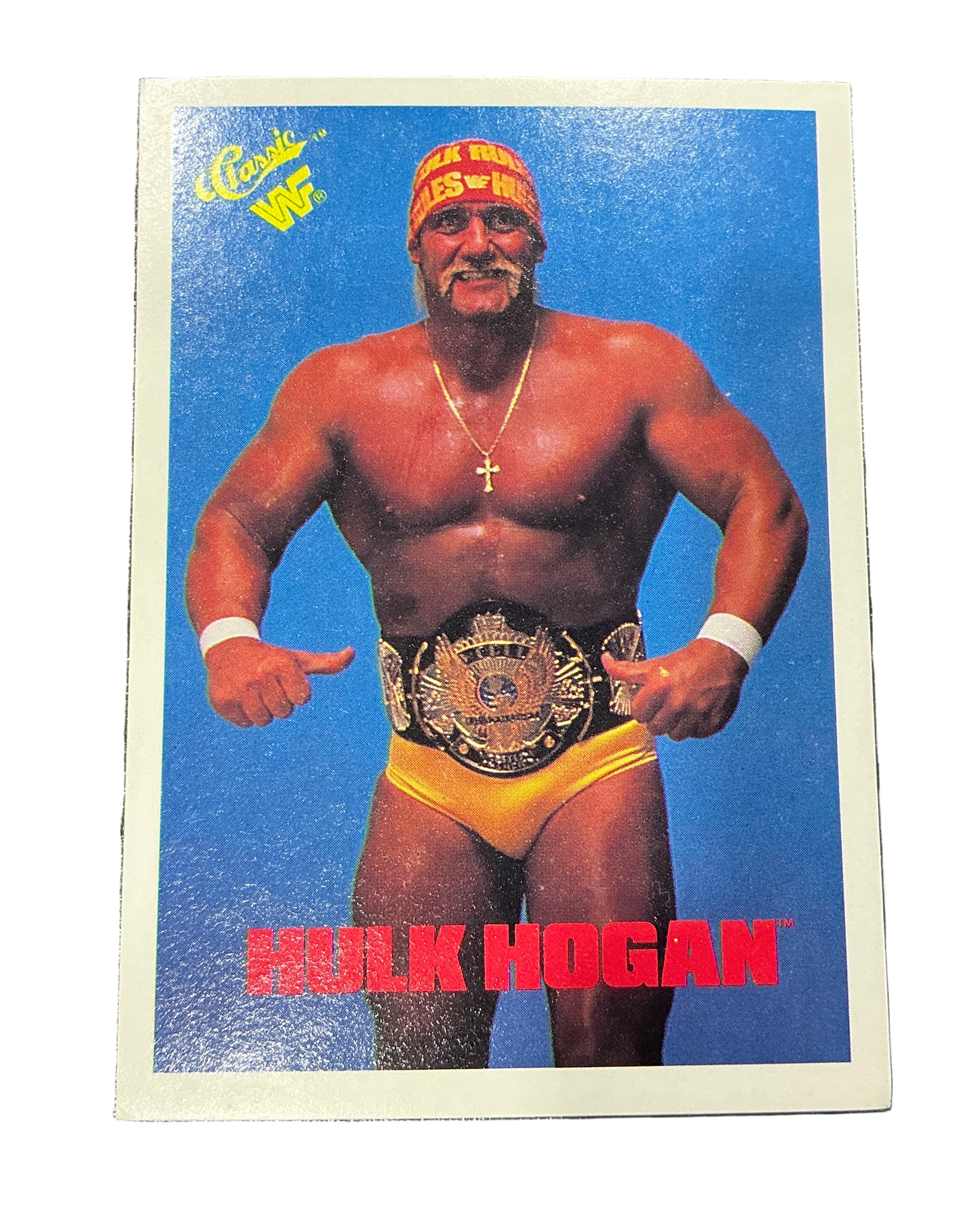 Classic WWF Hulk Hogan #1 Trading Card