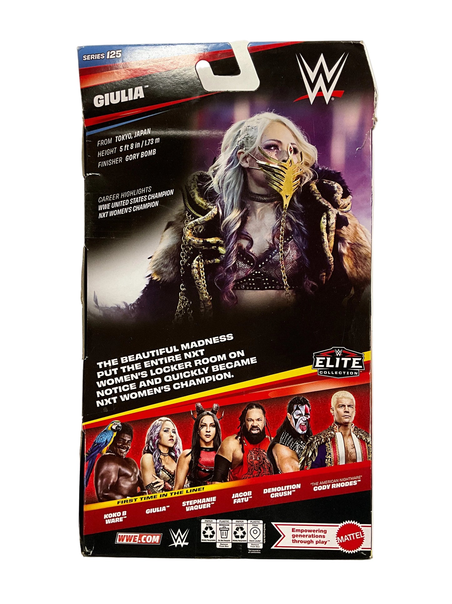 WWE Elite Collection series 125 Giulia figure