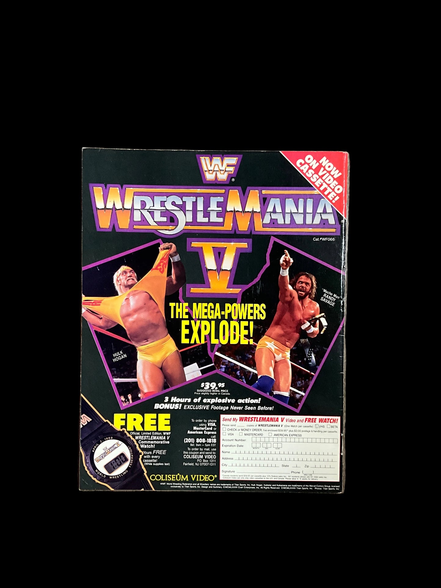 No Holds Barred Hulk and Zeus Magazine Unsigned