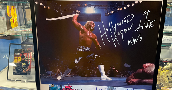 Hollywood Hogan & Ric Flair 18x24  Signed Poster