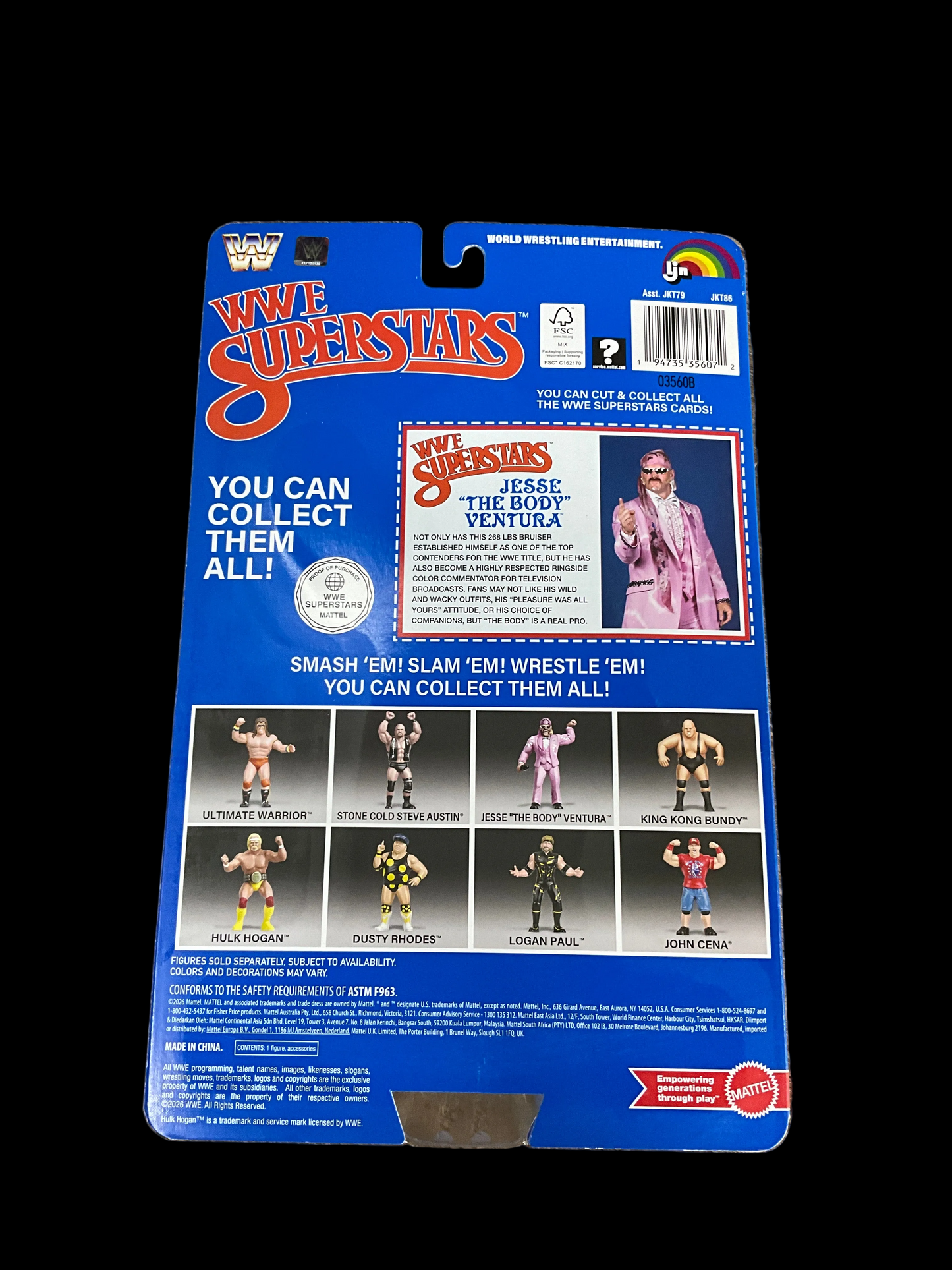 WWE SUPERSTARS JESSE VENTURA FIGURE