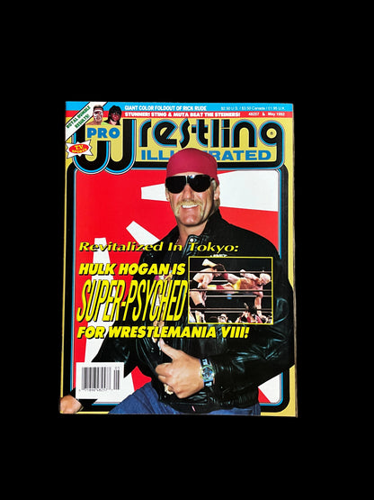 May 1992 Pro Wrestling Illustrated Magazine Unsigned