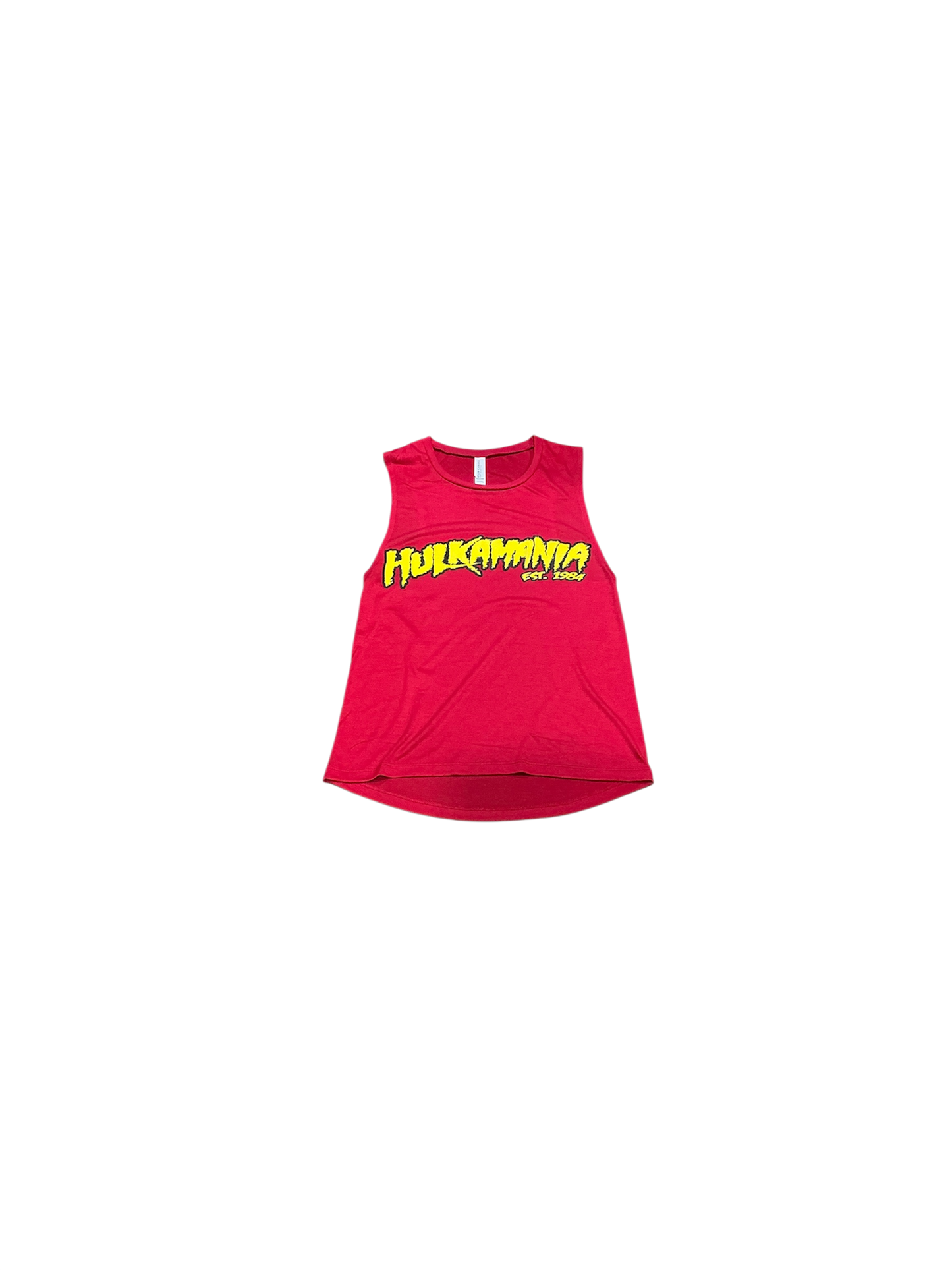 Women's Red Flowy Hulkamania Tank Top
