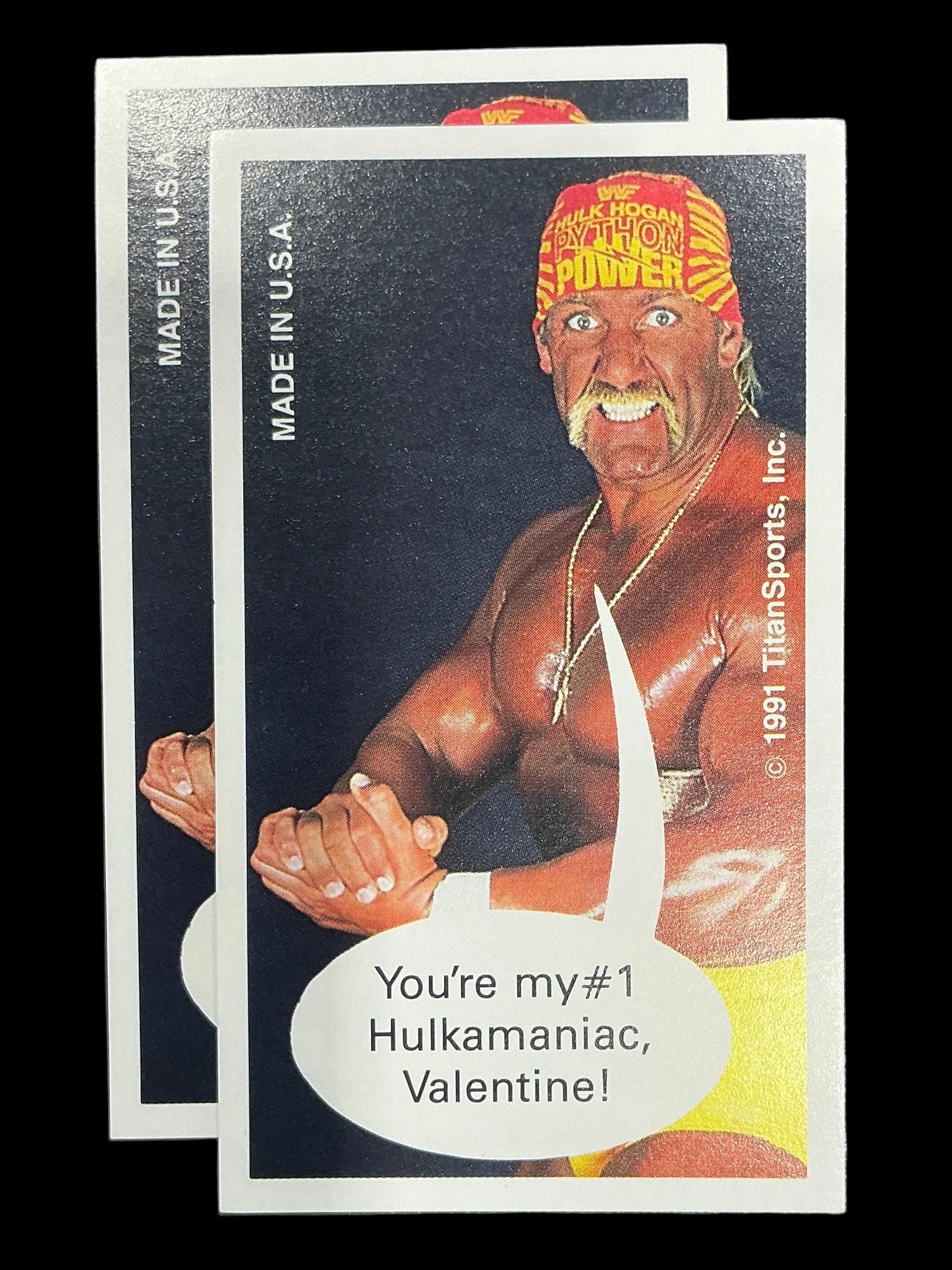 1991 TitanSports Inc. Valentines Day Card Set