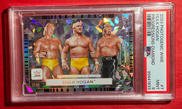 WWE Progressions Diamond Unsigned Hulk Hogan Trading Card