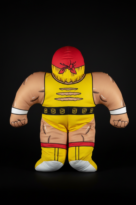 Hulk Hogan Signed “Hulk Rules” Wrestling Buddy Plush-Autographed “12x Champ HOF ‘05” Collectible