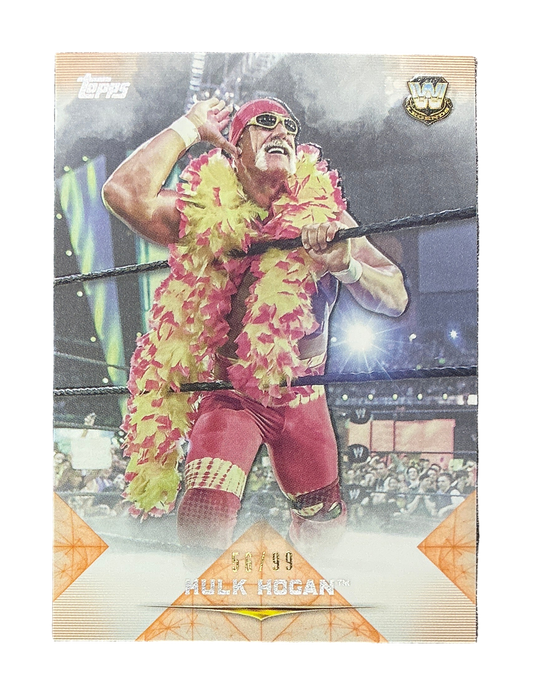 Topps WWE Legends Hulk Hogan #84 56/99 Trading Card