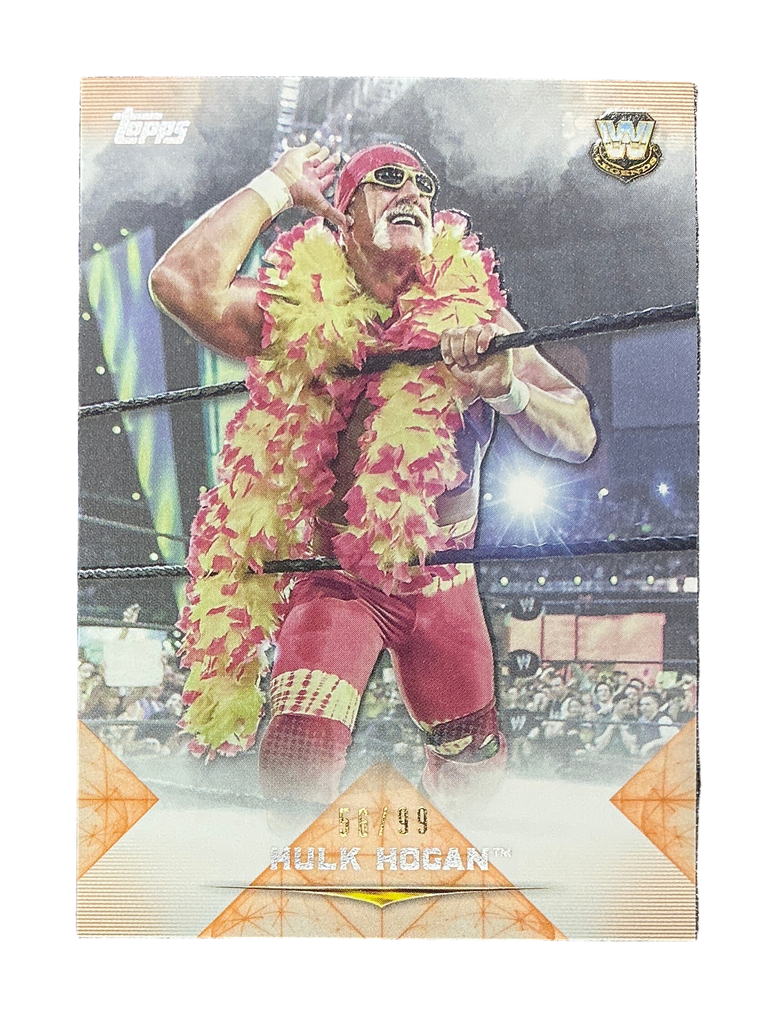 Topps WWE Legends Hulk Hogan #84 56/99 Trading Card