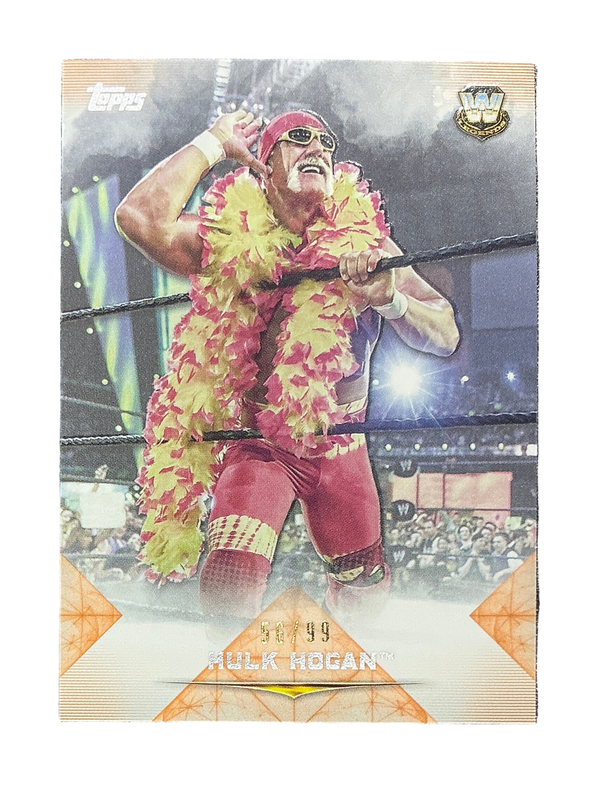Topps WWE Legends Hulk Hogan #84 56/99 Trading Card