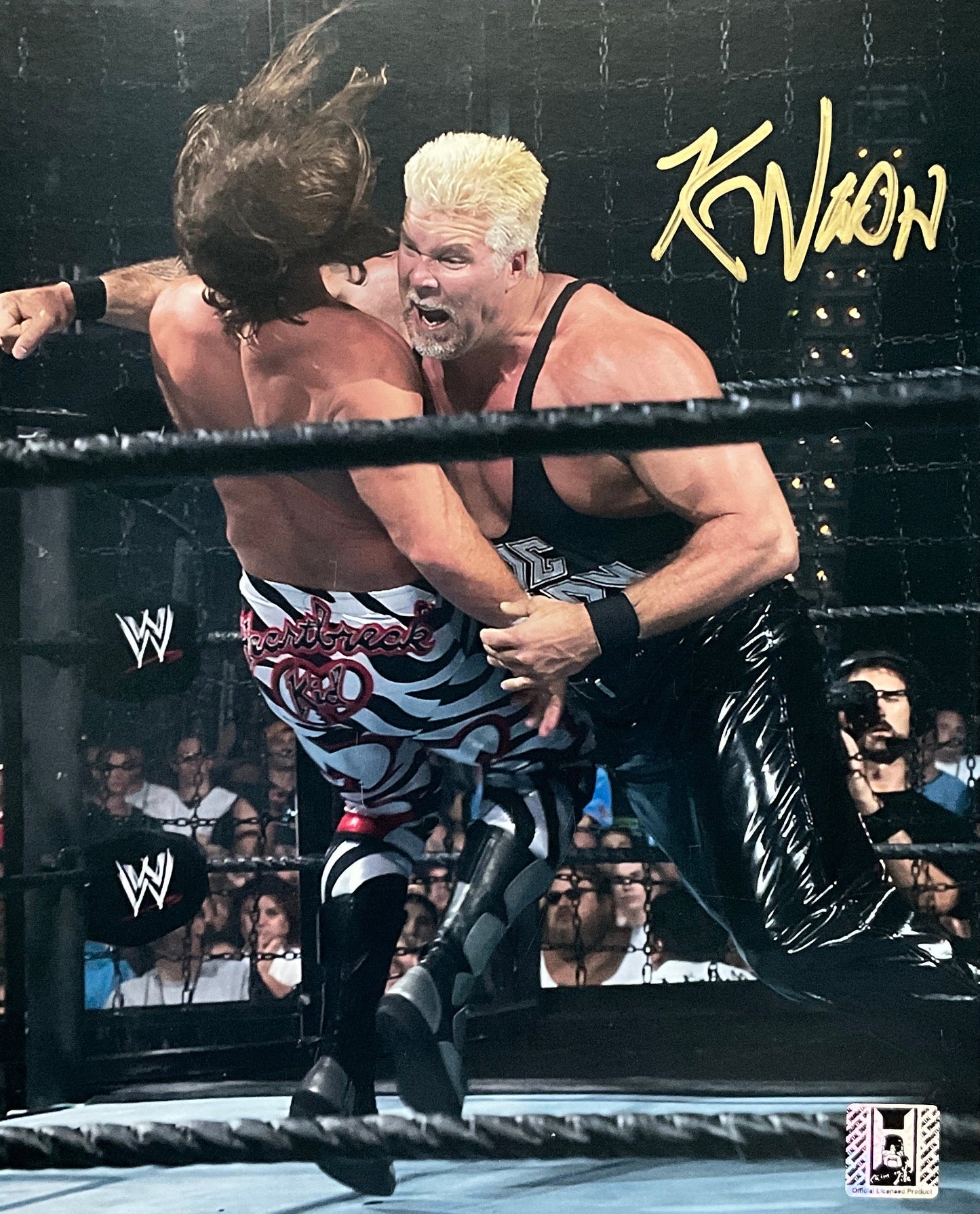 Kevin Nash Signed Clothesline 8x10 Photo