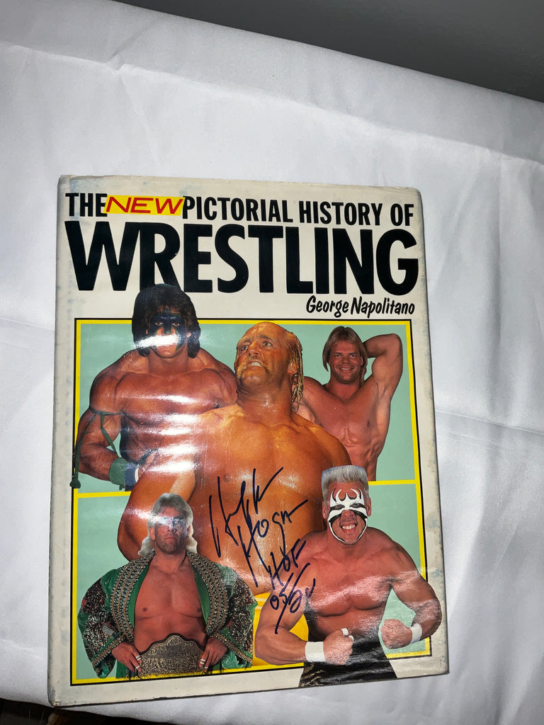 Pictorial Wrestling Book Hulk Hogan Signed