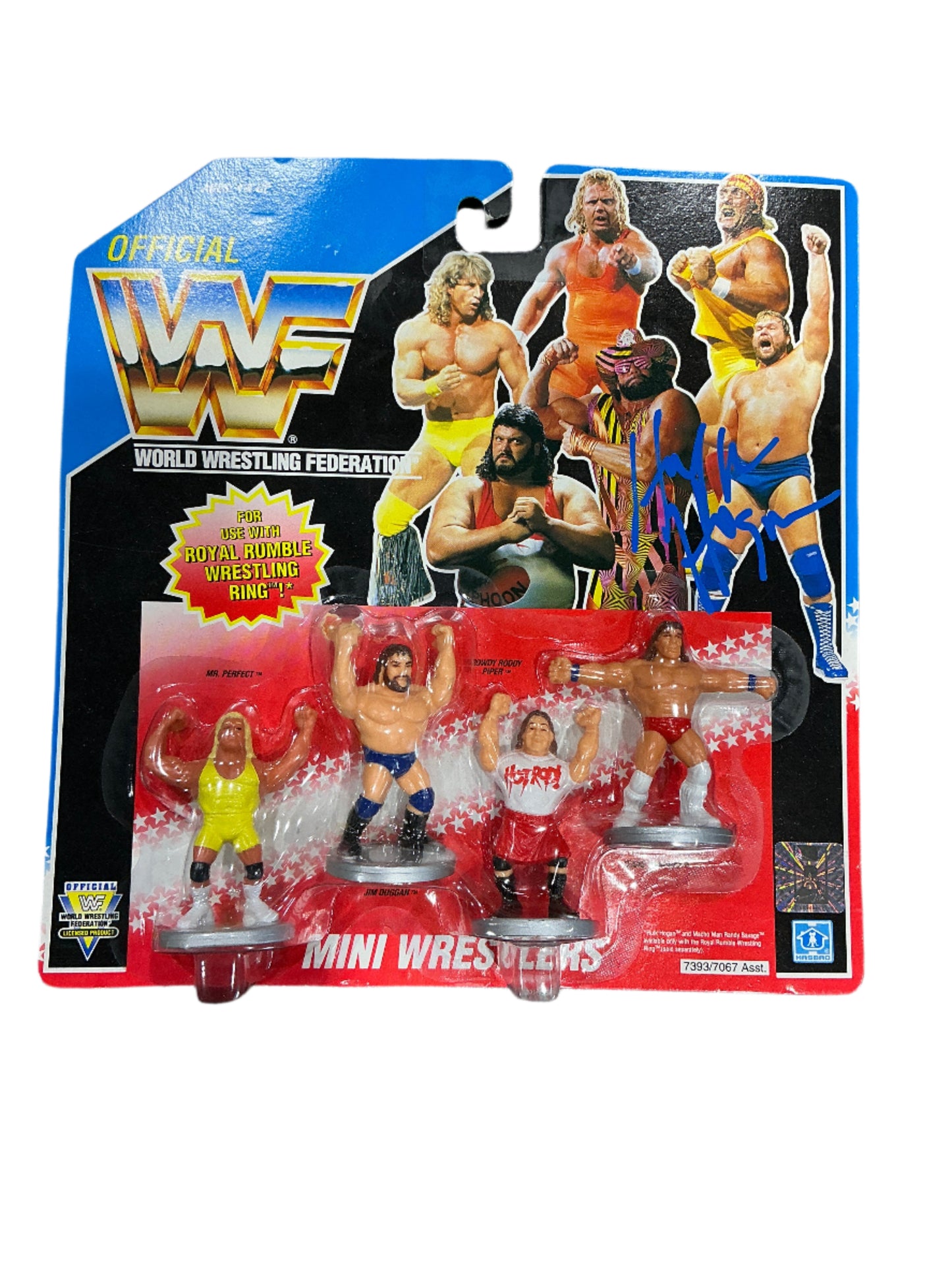 Hasbro WWF Mini Wrestlers WWF Licensed Product Signed