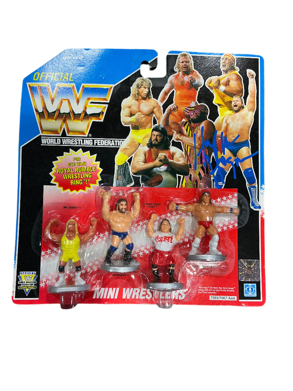 Hasbro WWF Mini Wrestlers WWF Licensed Product Signed