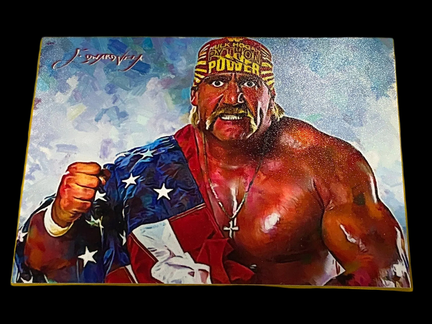 Edward Vela Hulk Hogan #7 31/50 Trading Card