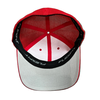 Red Hulkamania Flex Fit Hat