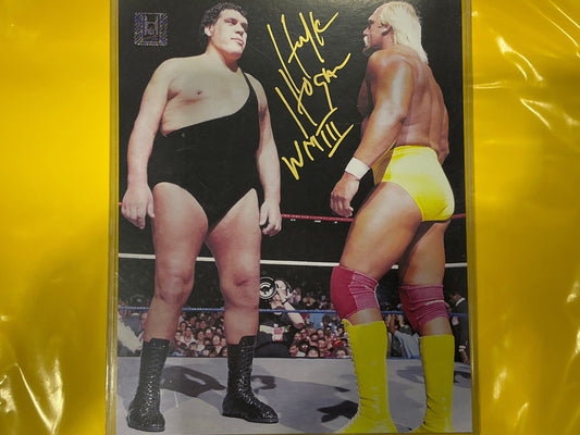 Hogan Andre WM3 8x10 Photo Signed