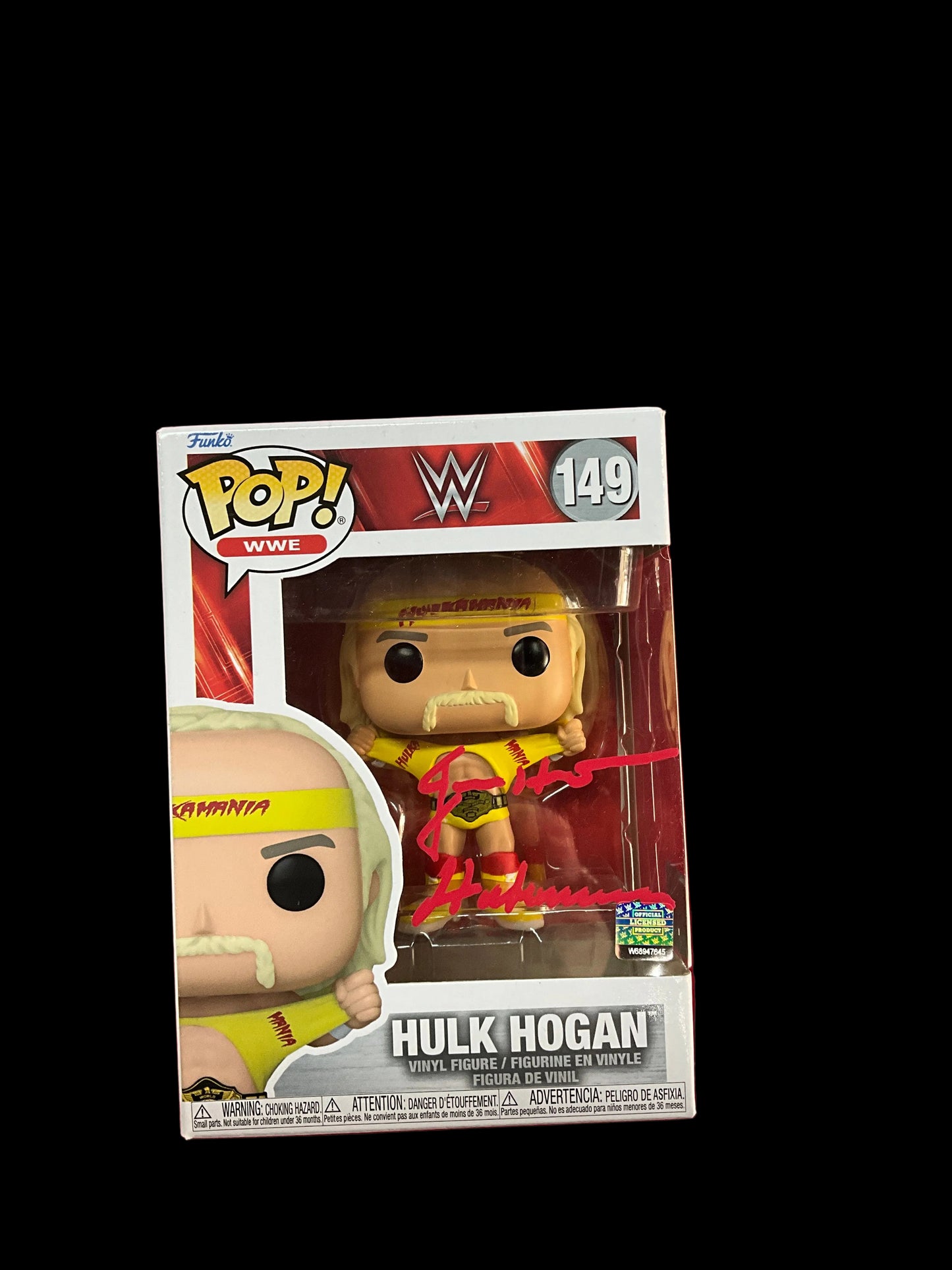 Jimmy Hart Autographed Hulk Hogan Funko Pop #149