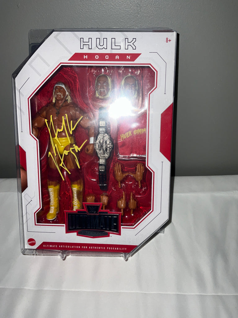 Ultimate Hulk Hogan signed Hulkamania Figure