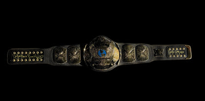Dual Signed Brass Winged Eagle Replica Title Belt (Hulk Hogan + Bret Hart)