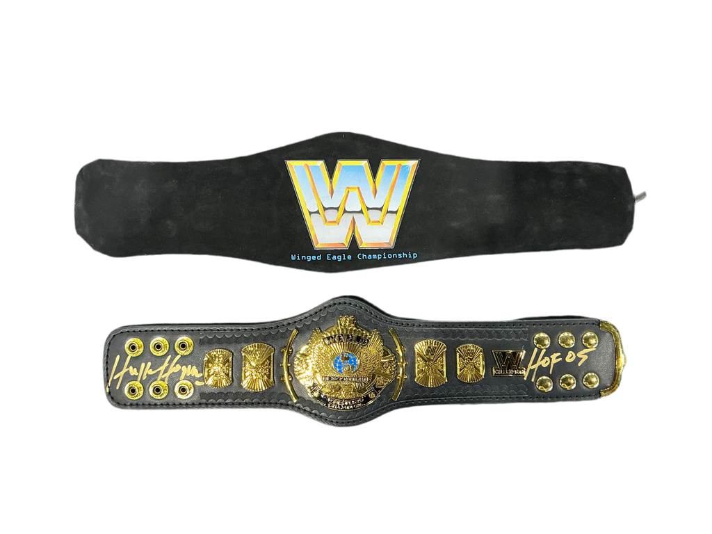 Micro Winged Eagle Replica Title Belt Signed