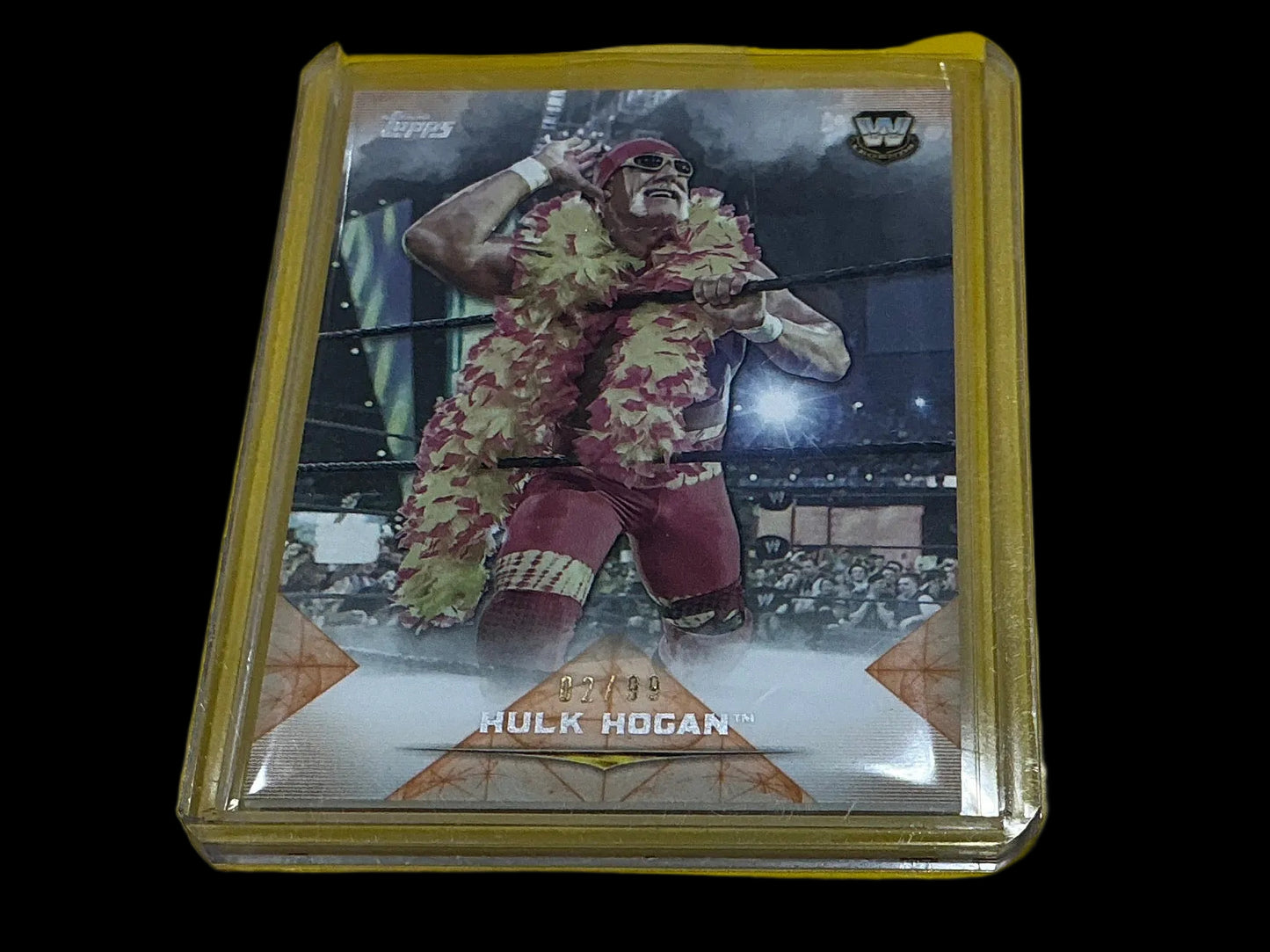 Hulk Hogan Ear Pose 02/99 Trading Card Cased