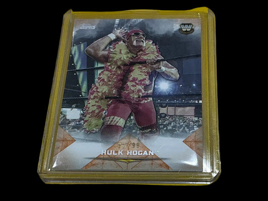 Hulk Hogan Ear Pose 02/99 Trading Card Cased