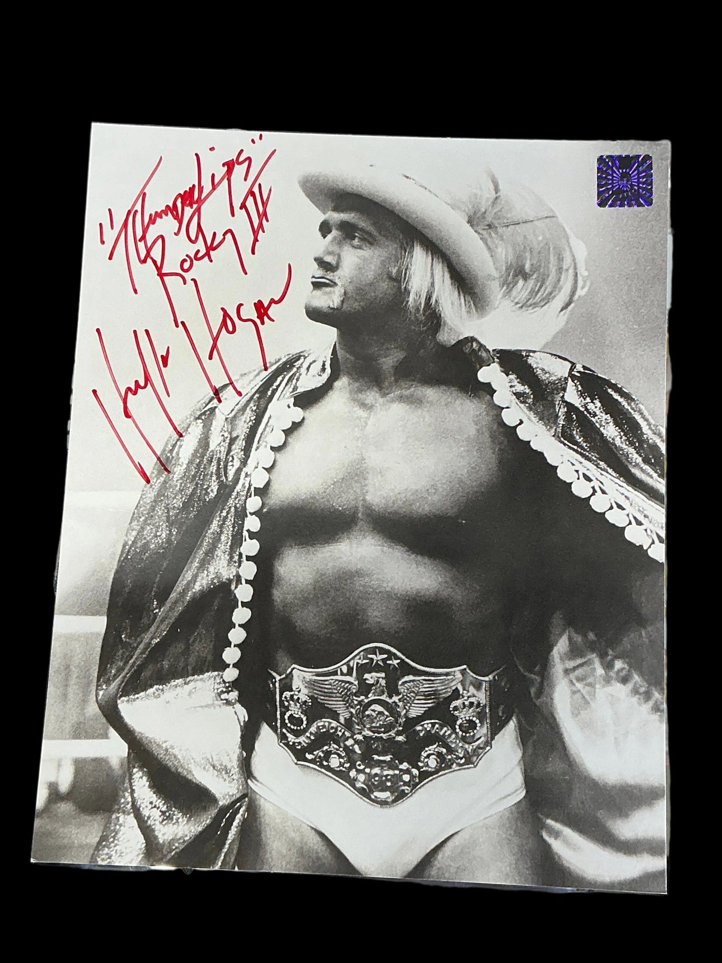 Consignment SR - Framed Rocky 3 Thunderlips 8x10 Photo Signed