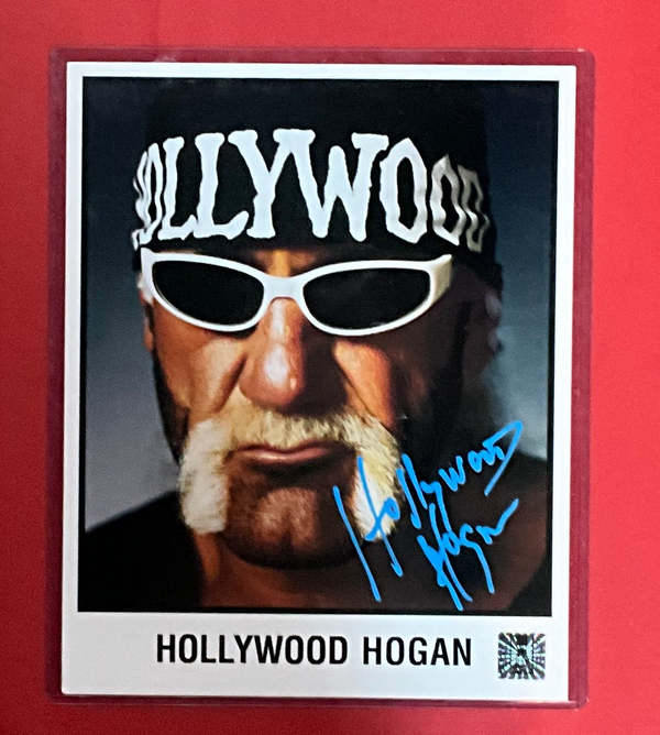 Hollywood Hogan Face Autographed 8x10 Photo