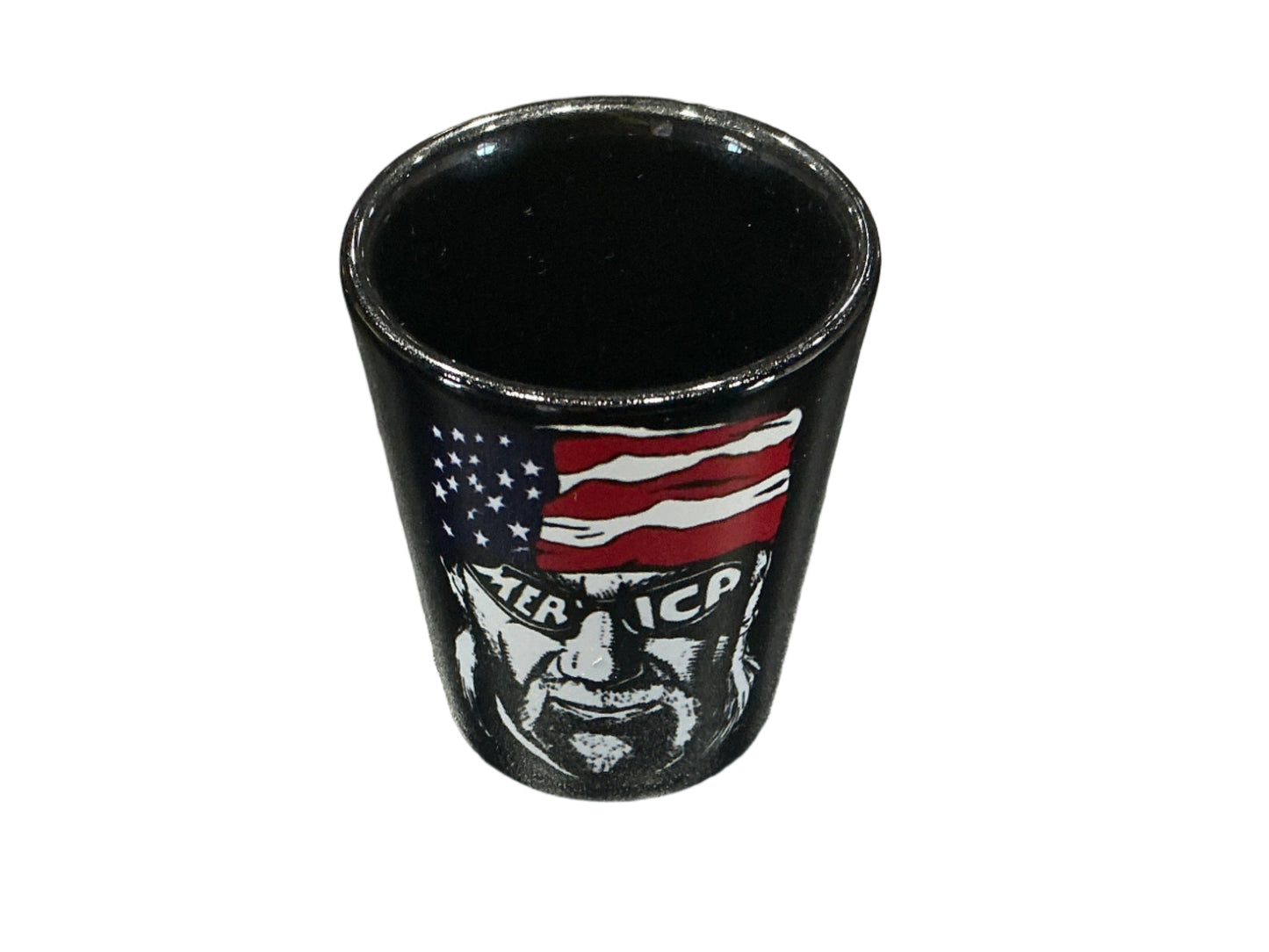Hollywood Face Merica Shot Glass