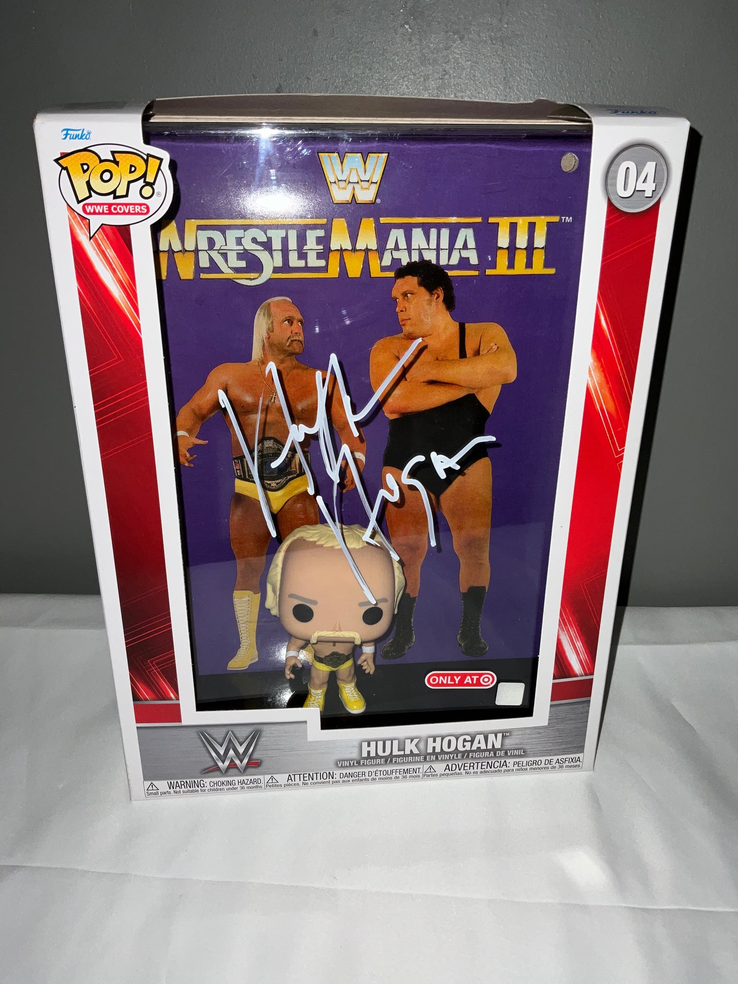 Signed Hulk Andre Wrestlemania III Funko Pop! #04