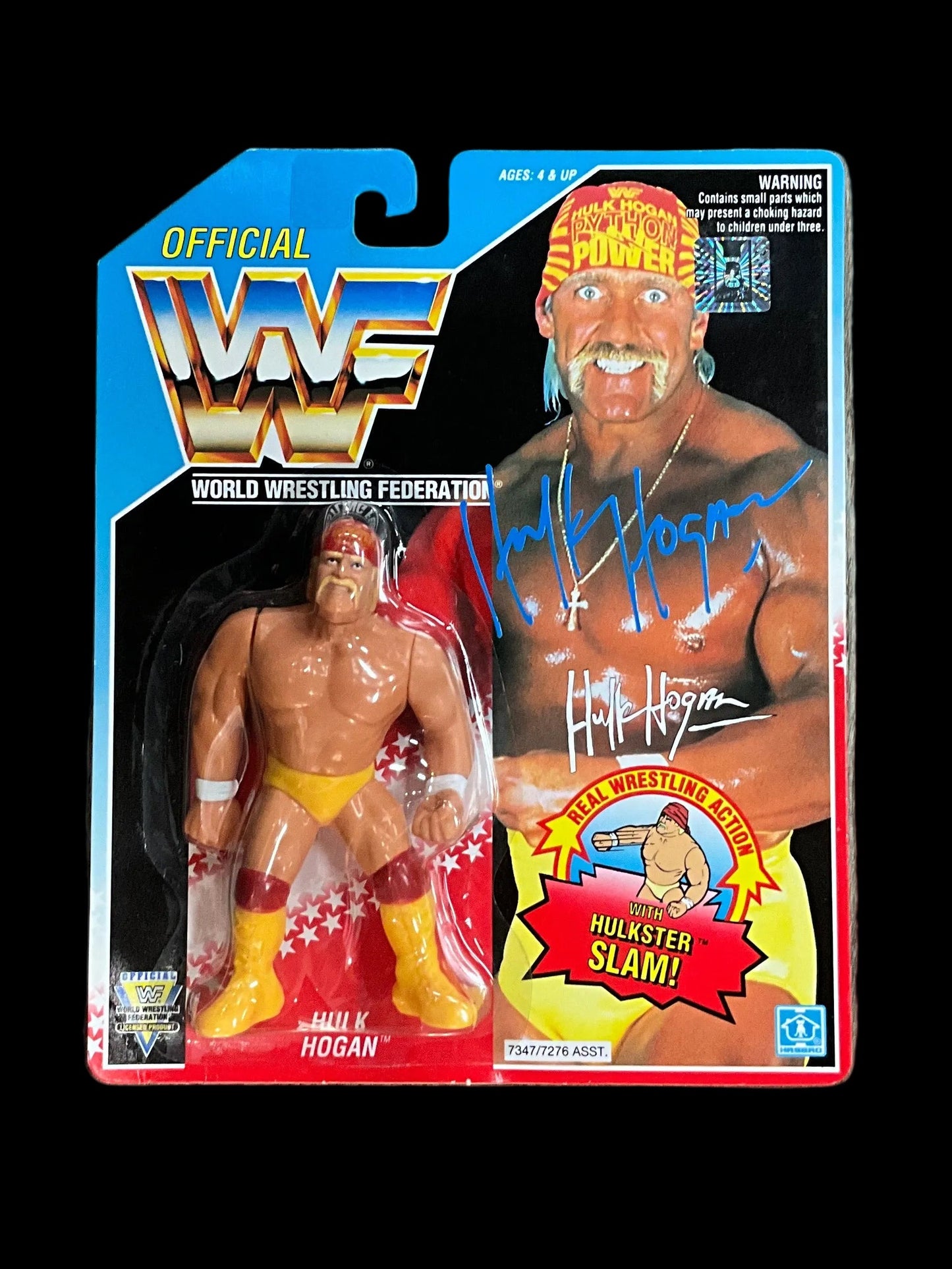WWF Hulkster Slam Hasbro Figure Signed