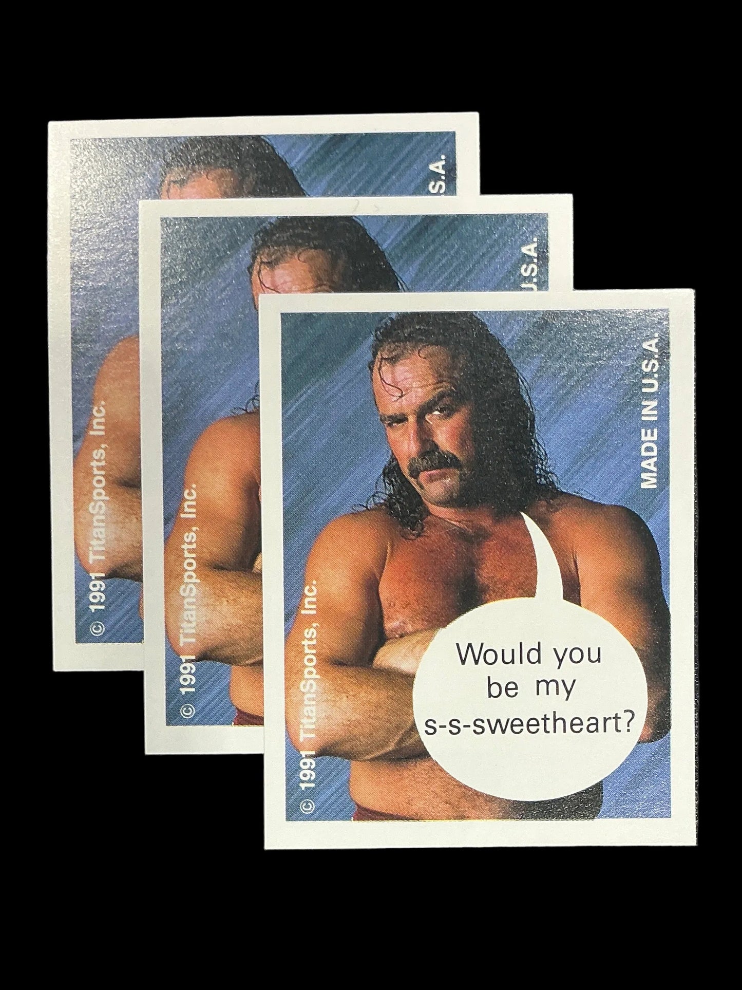 1991 TitanSports Inc. Valentines Day Card Set